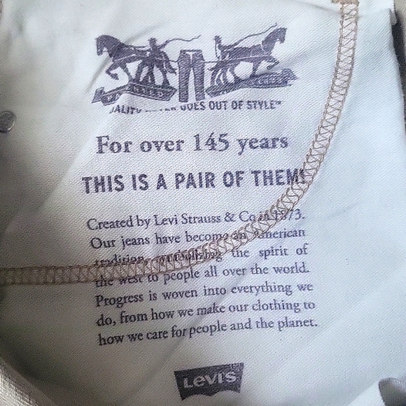 Levis Mens 502 Khaki Jeans - Picture 5 of 10